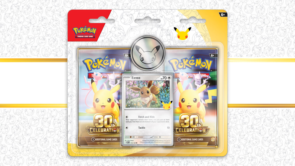 Pokémon 30th Annivarsary 2 Pack Blister